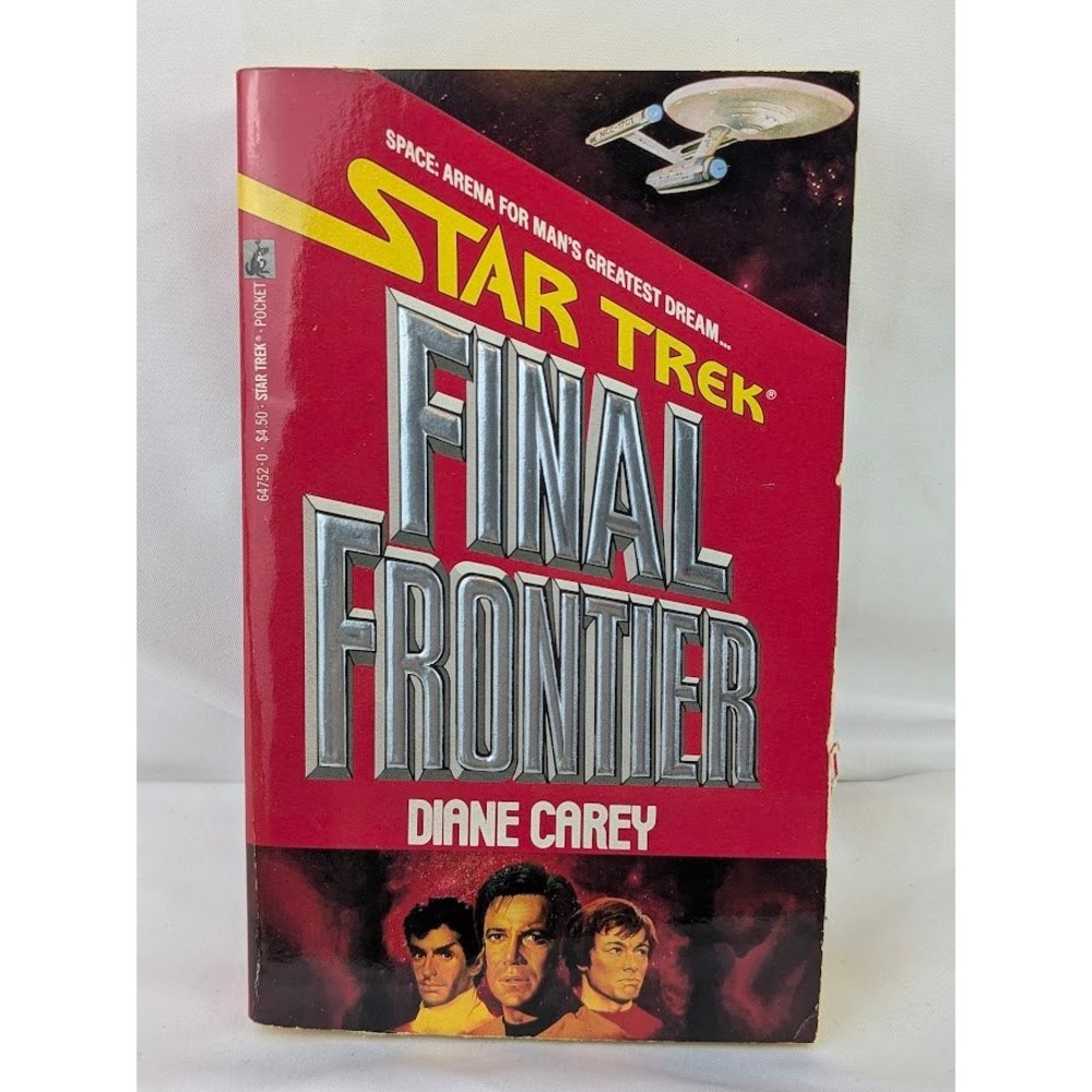 Pocket Star Trek Book  Final Frontier Diane Carey 1988 Sci-Fi Novel